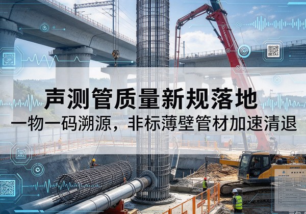 荣成声测管质量新规落地，一物一码溯源，非标薄壁管材加速清退